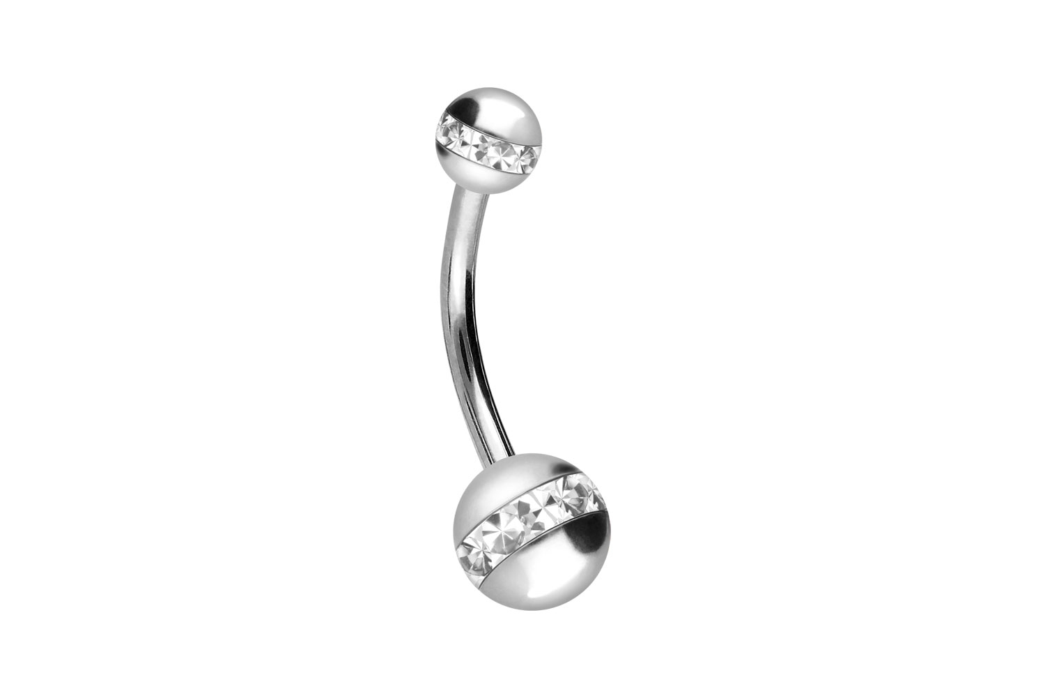 Titan Mini Bananabell Piercing EPOXY-RING-KUGELN
